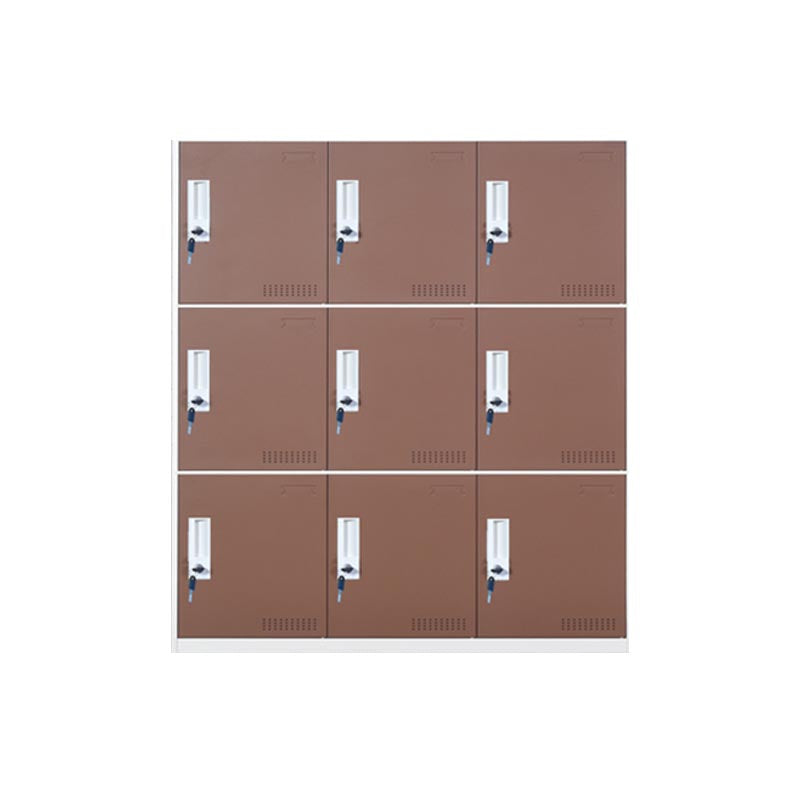 Modern Non-Hanging Armoire with Hinged Doors Matte Finish Storage Cabinet Brown 9 Clearhalo 'Armoires & Wardrobes' 'armoires_wardrobes' 'Bedroom Furniture' 'furn' 'furn_armoires_wardrobes' 'Furniture' 6287554