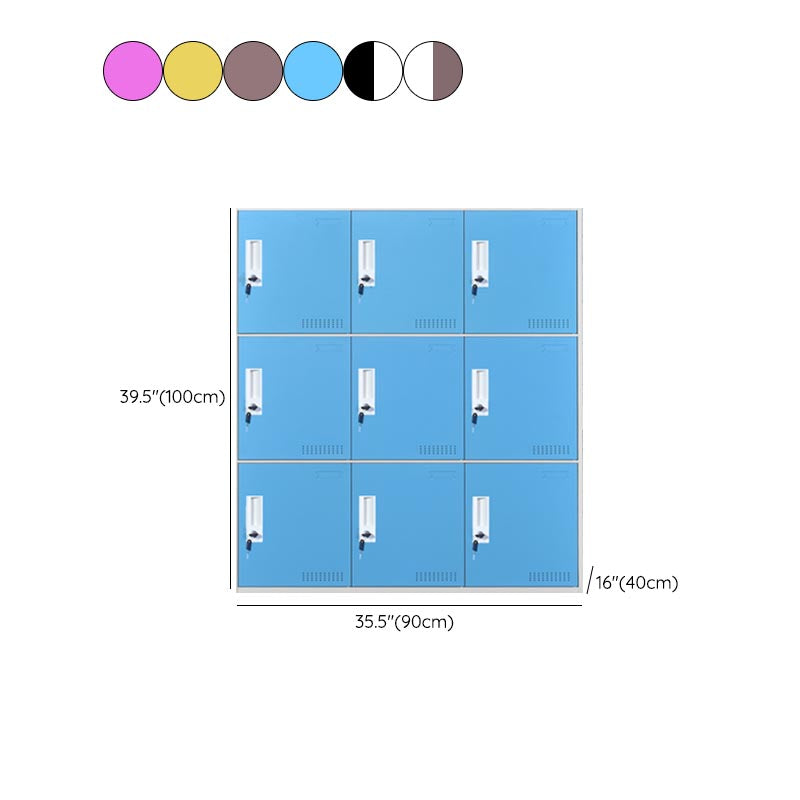 Modern Non-Hanging Armoire with Hinged Doors Matte Finish Storage Cabinet Clearhalo 'Armoires & Wardrobes' 'armoires_wardrobes' 'Bedroom Furniture' 'furn' 'furn_armoires_wardrobes' 'Furniture' 6287559