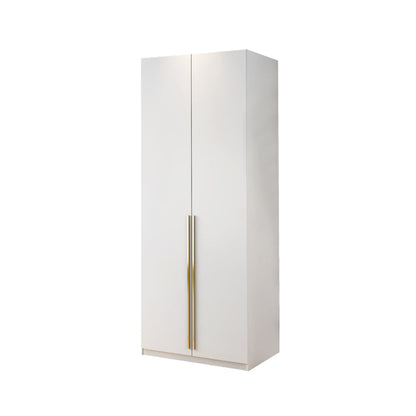 Wit ontworpen houten garderobe moderne stijlkast met lade
