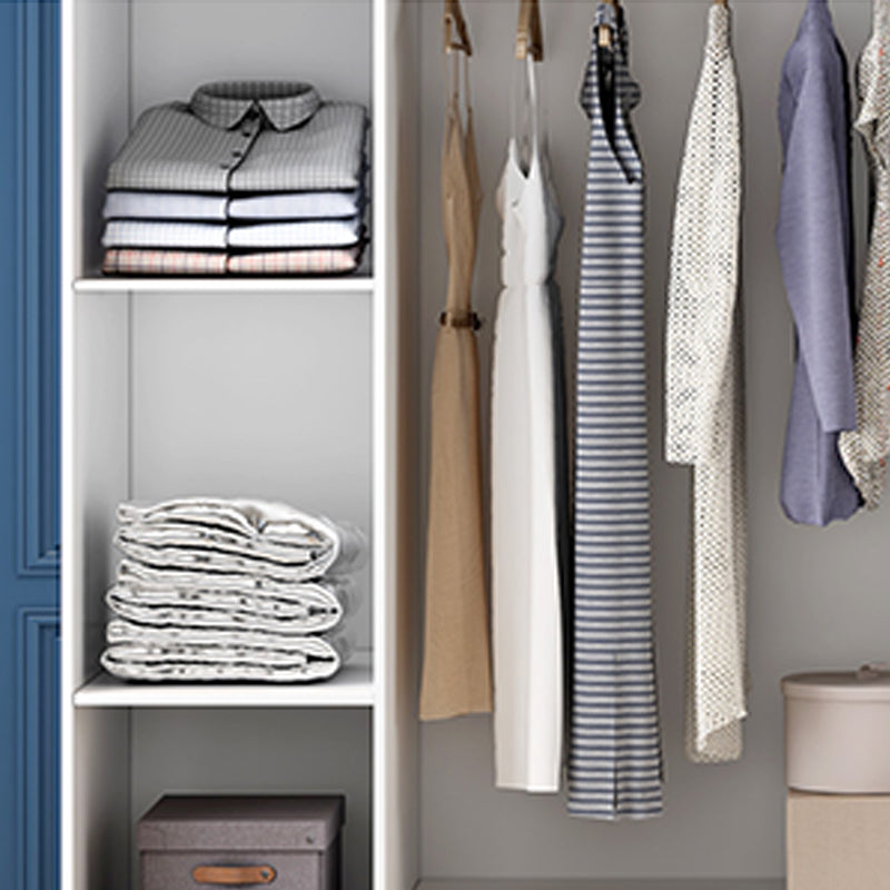 Wit ontworpen houten garderobe moderne stijlkast met lade