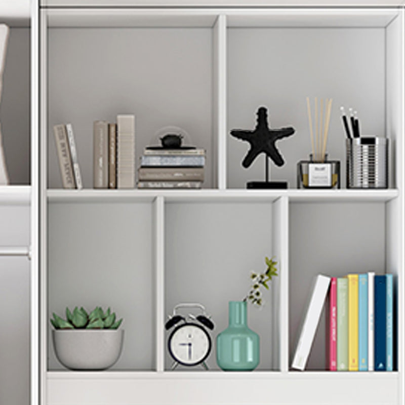 Wit ontworpen houten garderobe moderne stijlkast met lade