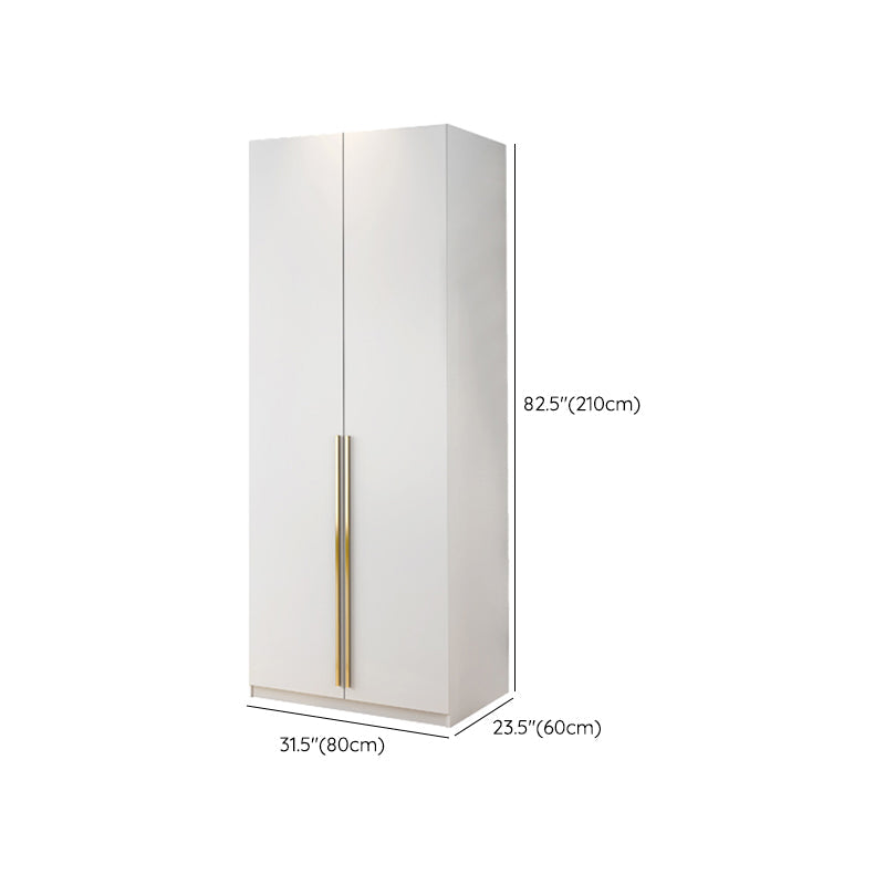 Wit ontworpen houten garderobe moderne stijlkast met lade