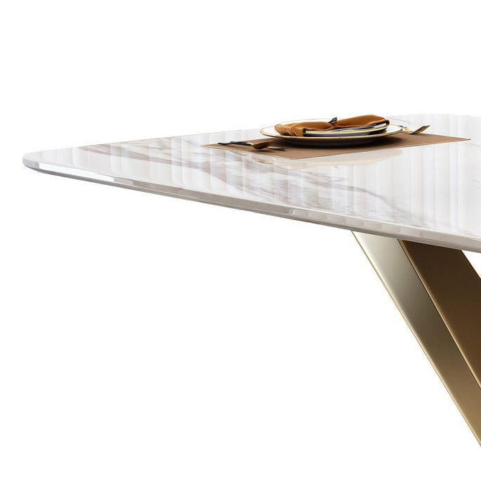 Ensemble de table à manger en finition polie 1/2/5/7 Pièces en métal Ensemble pour la maison