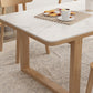 Modern Dining Set with Wooden Frame 1/2/5/6 Pieces Light Wood Finish Dinette Set
