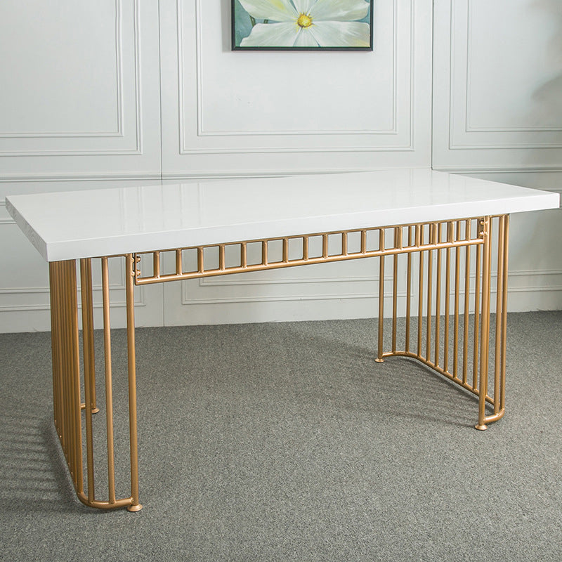 1/2/5 Pieces Modern Dinette Set White Wood Top Dining Table Set for Kitchen