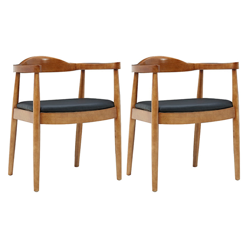 Industrial Brown Wood Dining Table Set 1/2/5/7 Pieces Wooden Dinette Set for Home