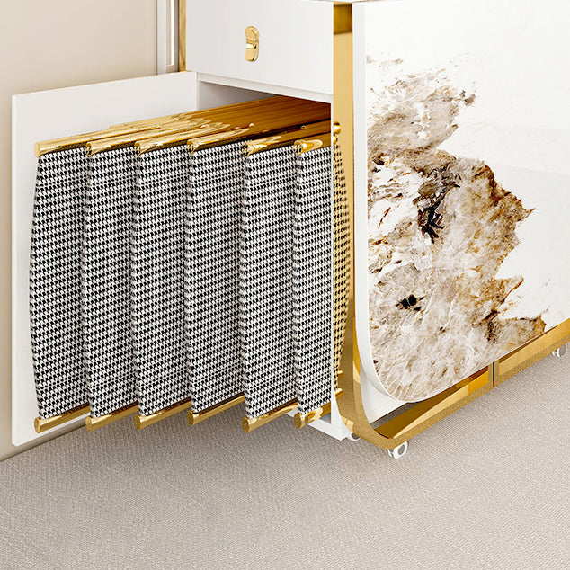 モダンな焼結ストーンダイニングテーブルセット1/3/5/7 PCS折りたたみテーブルと椅子