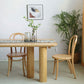Pine Wood Dining Set with Wooden Chairs 1/2/5/7 Pieces Dinette Set for Home