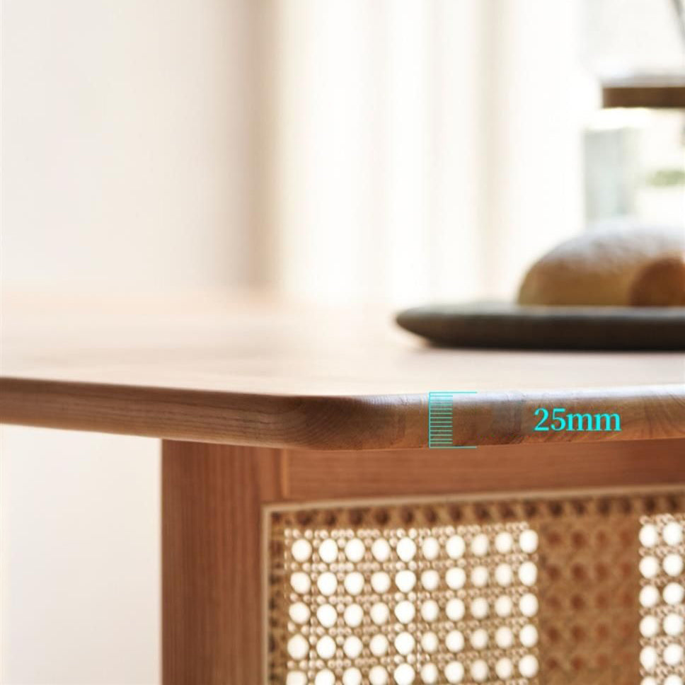 Modern Dining Set 1/2/4 Pcs Natural Solid Wood Dining Table and Chairs Clearhalo 'Dining Room Sets' 'Dining Tables & Seating' 'dining_room_set' 'furn' 'furn_dining_room_set' 'Furniture' 'Kitchen & Dining Furniture' 6288012