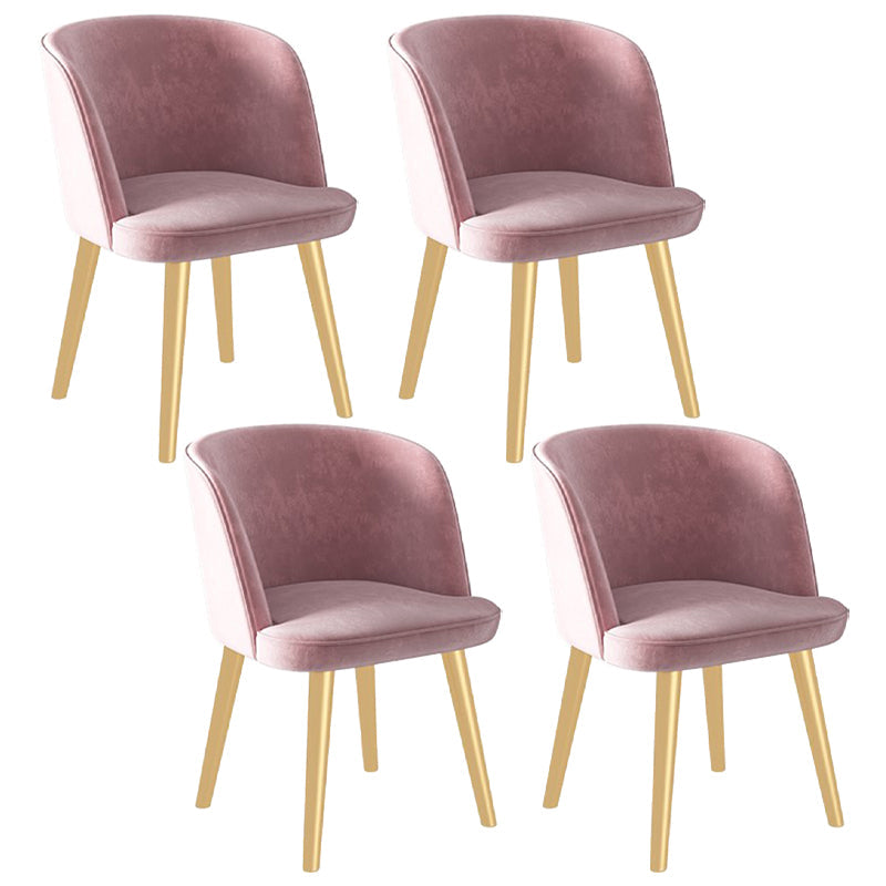 グラムダイニングルームセット1/4/5/7 PCS長方形のダイニングテーブル布張りの椅子付き