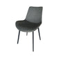 Contemporary Dining Set 1/4/5/7 Pcs Black Sintered Stone Dining Table and Armless Chairs