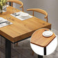 Modern 1/5 Pieces Dining Set Rectangle Wood Dining Table for Fast Food Restaurant