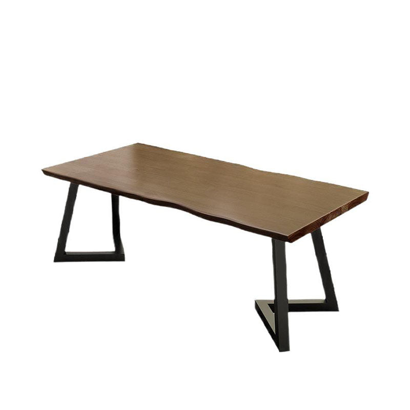 Moderne 1/2/7 Stücke Ess -Set Rechteck Kiefer Holz Esstisch für das Café