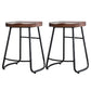 Tabouret de comptoir en bois massif de style contemporain tabouret de siège de siège avec repose-pieds