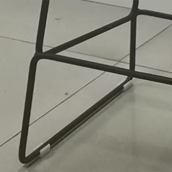 Sgabello da bancone nordico senza braccioli con 4 gambe Sgabello da bar in metallo per interni