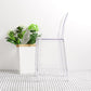 Industrial Backrest Armless Counter Chair Plastic Bar Stool with 4 Legs