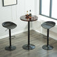 Industrial Backrest Chair with Metal Base Adjustable High Chair for Bistro Bar Clearhalo 'Bar Furniture' 'Bar Stools' 'bar_stools' 'furn' 'furn_bar_stools' 'Furniture' 'Kitchen & Dining Furniture' 6289156