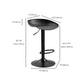 Industrial Backrest Chair with Metal Base Adjustable High Chair for Bistro Bar Clearhalo 'Bar Furniture' 'Bar Stools' 'bar_stools' 'furn' 'furn_bar_stools' 'Furniture' 'Kitchen & Dining Furniture' 6289175