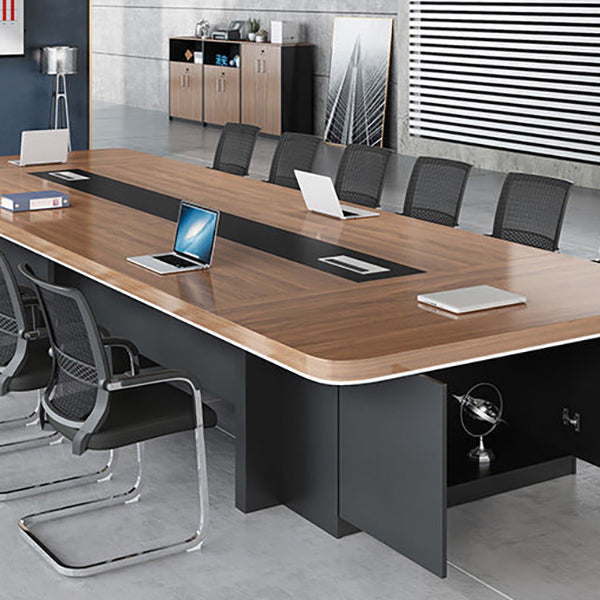 Contemporary Desk Chair Black Leather No Wheels Office Chair Clearhalo 'furn' 'furn_office_chair' 'Furniture' 'Office Chairs' 'Office Furniture' 'office_chair' 6289319
