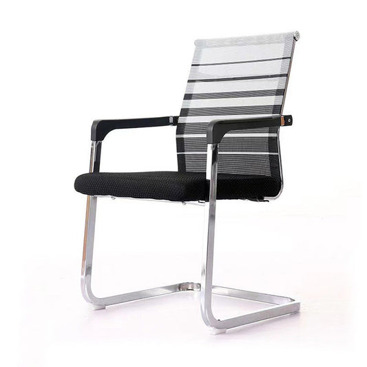 Mid Back Home Bureau stoel geen wielen ademende luchtroosterconferentiestoel