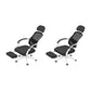 25"W Contemporary Desk Chair Black Breathable AirGrid Office Chair 2 Piece Set Clearhalo 'furn' 'furn_office_chair' 'Furniture' 'Office Chairs' 'Office Furniture' 'office_chair' 6289340