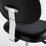 Modern Desk Chair Leather Lederen stoel lage rug stoel met wielen