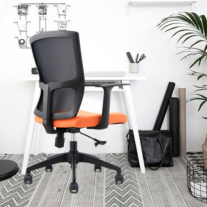 23" silla de oficina respirable moderna de AirGrid del negro de la silla de escritorio ancha
