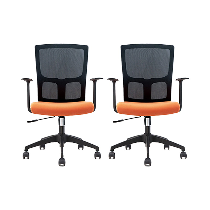 23" silla de oficina respirable moderna de AirGrid del negro de la silla de escritorio ancha