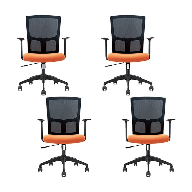 23" silla de oficina respirable moderna de AirGrid del negro de la silla de escritorio ancha