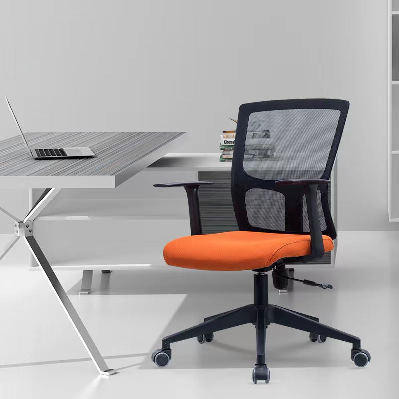 23" silla de oficina respirable moderna de AirGrid del negro de la silla de escritorio ancha