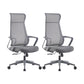 Modern High Back Swivel Office Chair Ergonomic Mesh Task Chair Gray 2 Piece Set Clearhalo 'furn' 'furn_office_chair' 'Furniture' 'Office Chairs' 'Office Furniture' 'office_chair' 6289440