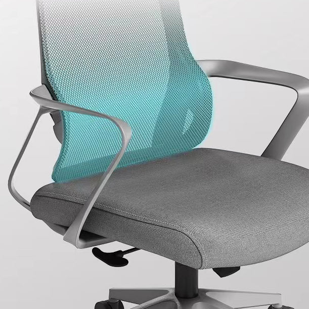 Modern High Back Swivel Office Chair Ergonomic Mesh Task Chair Clearhalo 'furn' 'furn_office_chair' 'Furniture' 'Office Chairs' 'Office Furniture' 'office_chair' 6289447
