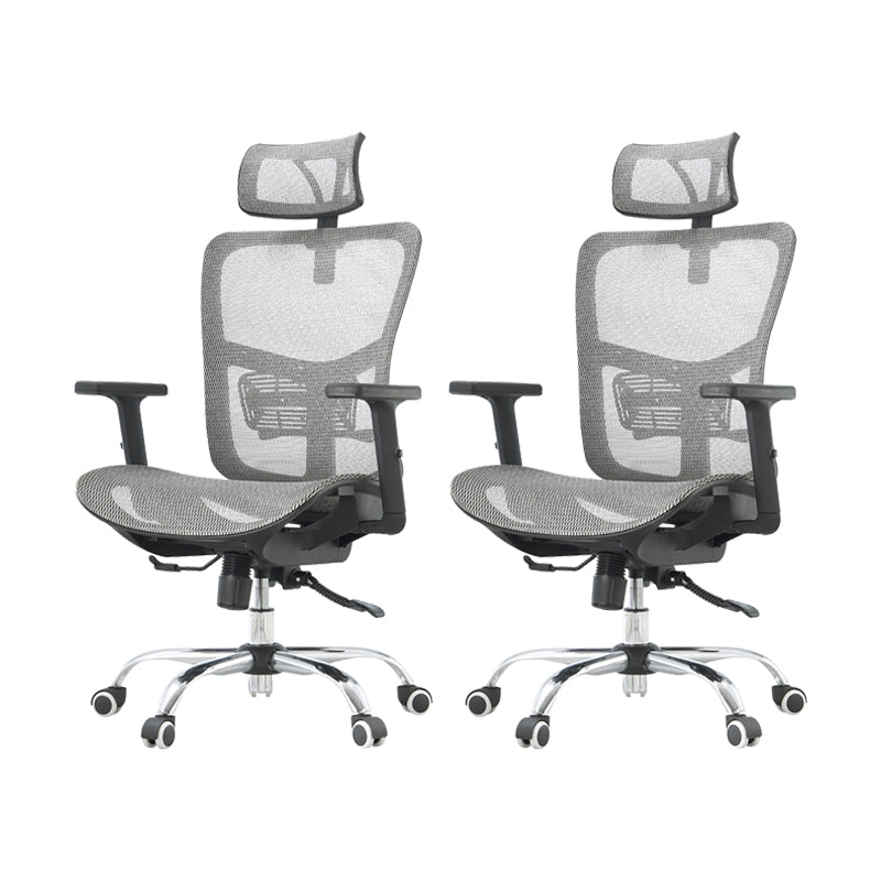 Silla de escritorio moderna Silla de computadora de malla Silla de conferencia con respaldo alto con ruedas