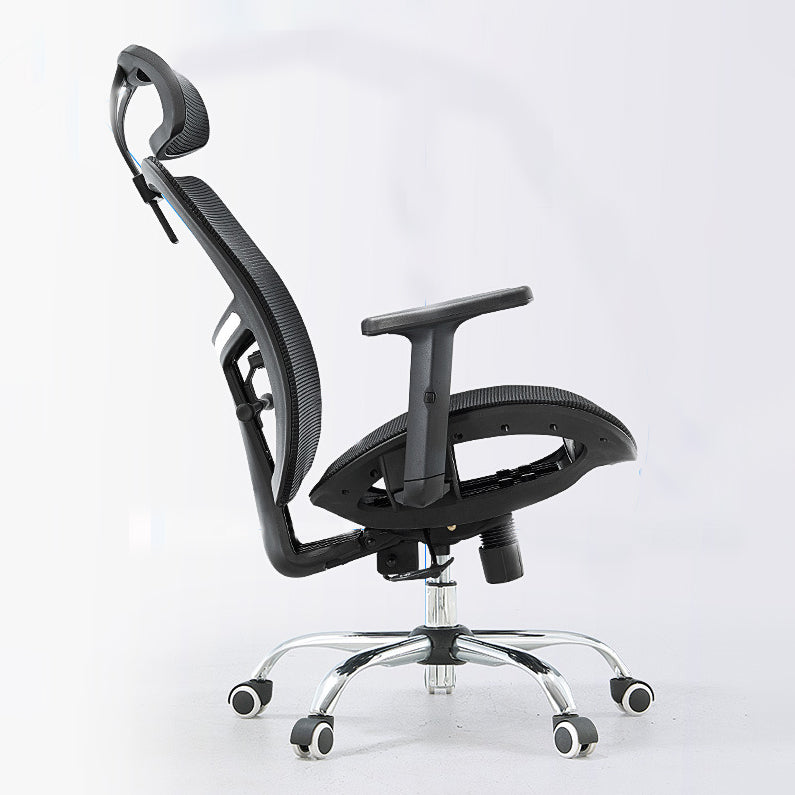 Silla de escritorio moderna Silla de computadora de malla Silla de conferencia con respaldo alto con ruedas
