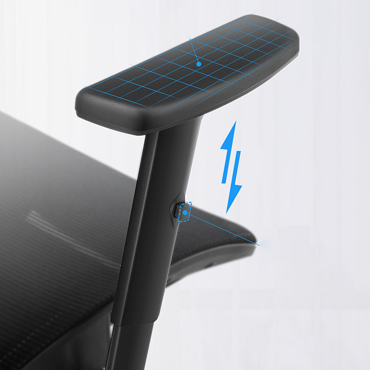 Silla de escritorio moderna Silla de computadora de malla Silla de conferencia con respaldo alto con ruedas