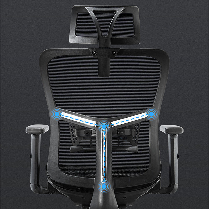 Silla de escritorio moderna Silla de computadora de malla Silla de conferencia con respaldo alto con ruedas