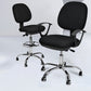 Contemporary Swivel Chair Microfiber Black Task Office Chair Clearhalo 'furn' 'furn_office_chair' 'Furniture' 'Office Chairs' 'Office Furniture' 'office_chair' 6289485