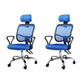 Modern Adjustable Seat Height Office Chair Fixed Arms Swivel Chair