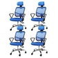 Modern Adjustable Seat Height Office Chair Fixed Arms Swivel Chair