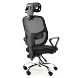 Modern Adjustable Seat Height Office Chair Fixed Arms Swivel Chair