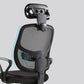 Modern Adjustable Seat Height Office Chair Fixed Arms Swivel Chair