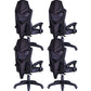 19" W silla de escritorio moderna brazos respirables AirGrid incluidos silla de oficina