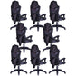 19" W silla de escritorio moderna brazos respirables AirGrid incluidos silla de oficina