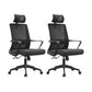 Silla de oficina giratoria de malla con asiento transpirable AirGrid y silla de escritorio trasera