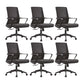 Silla de oficina giratoria de malla con asiento transpirable AirGrid y silla de escritorio trasera