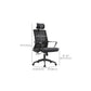Silla de oficina giratoria de malla con asiento transpirable AirGrid y silla de escritorio trasera
