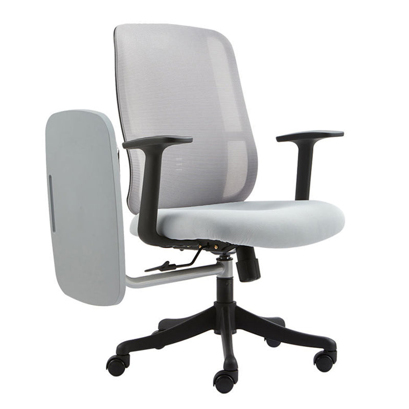 25" Wide Contemporary Desk Chair Breathable AirGrid Office Chair Gray 1 Piece Clearhalo 'furn' 'furn_office_chair' 'Furniture' 'Office Chairs' 'Office Furniture' 'office_chair' 6289584