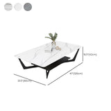 交差脚スレートコーヒーテーブル棚には、シンプルなシングルカクテルテーブルが含まれていました