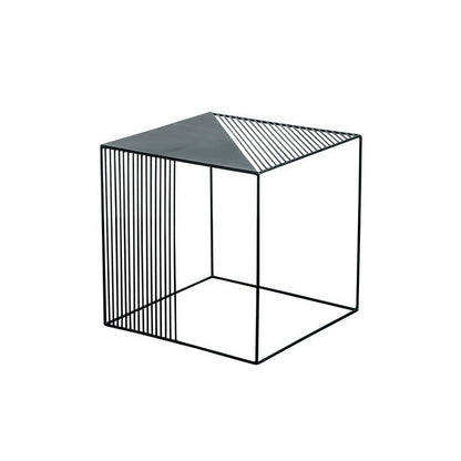 Metal Square Coffee Table Mid Century Simple Frame Cocktail Table Black Clearhalo 'Coffee & Accent Tables' 'Coffee Tables' 'coffee_tables' 'furn' 'furn_coffee_tables' 'Furniture' 'Living Room Furniture' 6289781