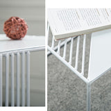 Metal Square Coffee Table Mid Century Simple Frame Cocktail Table